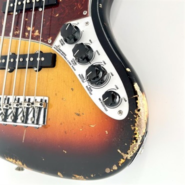 Fender Custom Shop Ikebe 50th Anniversary Custom Built Custom Classic Jazz Bass V Heavy Relic (SFAB3CS) 画像3