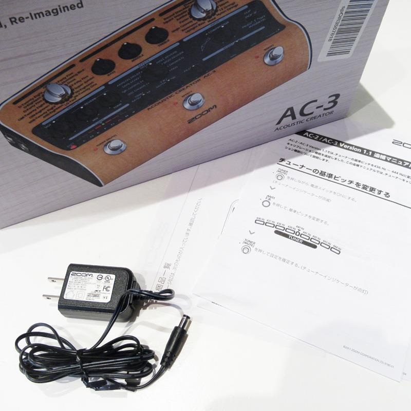 ZOOM USED 中古 AC-3 Acoustic Creator ｜イケベ楽器店オンラインストア