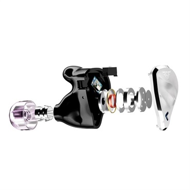 FSF Blink Bound BD01 Black&Silver (エフエスエフ)(有線イヤホン)(イヤモニ)(IEM)(ゲーミング)(ダイナミック型)(密閉型)(1ドライバー)(eスポーツ)(qdc)(QDC-FSF-BD01) 画像6