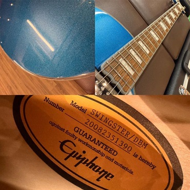 Epiphone USED 中古 Emperor Swingster (Delta Blue Metallic)[SN.20082351390] エピフォン 画像9