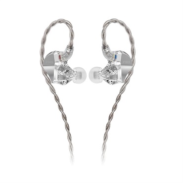 FiiO JH5 Silver (シルバー)(フィーオ)(有線イヤホン)(イヤモニ)(IEM)(BA型)(バランスドアーマチュア)(5ドライバー)(ハイレゾ)(FIO-IEM-JH5-S) 画像1