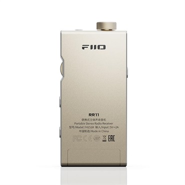 FiiO RR11 Gold (ゴールド)(フィーオ)(ポータブルステレオFMラジオ)(レトロ復刻シリーズ)(ワイドFM対応)(FIO-RR11-G) 画像3