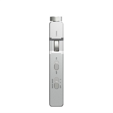 FiiO RR11 Silver (シルバー)(フィーオ)(ポータブルステレオFMラジオ)(レトロ復刻シリーズ)(ワイドFM対応)(FIO-RR11-S) 画像1