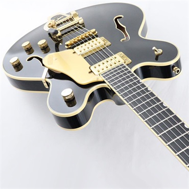 GRETSCH Professional Collection Broadkaster LX Center Block with String-Thru Bigsby and Gold Hardware (Black/Ebony) [SN.JT26041112] 【キズあり特価】 画像4