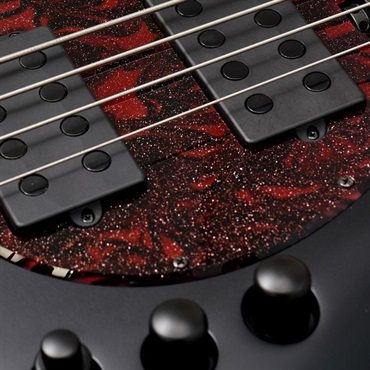 MUSICMAN Bongo4 HH (Stealth Black/Ebony) w/Tokyo Acryl Pickguard 画像9