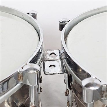 LP Vintage 80s～90s Tito Puente Model Timbales/Chrome Over Brass Shell 14''&15''/M.Cohen Bagde 画像6