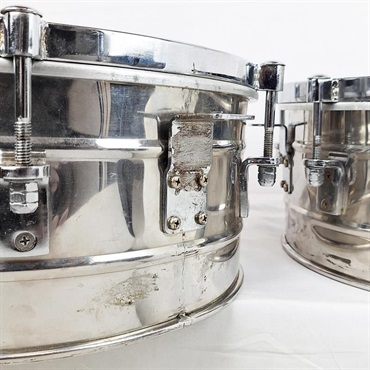 LP Vintage 80s～90s Tito Puente Model Timbales/Chrome Over Brass Shell 14''&15''/M.Cohen Bagde 画像7