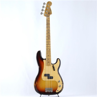 Fender Custom Shop 1958 Precision Bass Relic (Super Faded Aged Chocolate 3-Color Sunburst)【Fender ロゴ入りキャンピングチェアプレゼント】 画像1