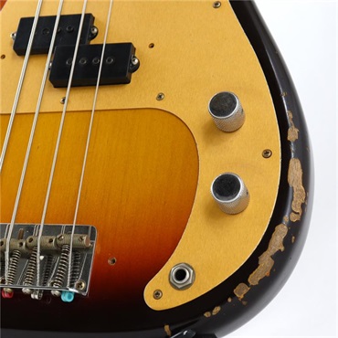 Fender Custom Shop 1958 Precision Bass Relic (Super Faded Aged Chocolate 3-Color Sunburst)【Fender ロゴ入りキャンピングチェアプレゼント】 画像2