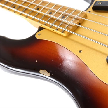 Fender Custom Shop 1958 Precision Bass Relic (Super Faded Aged Chocolate 3-Color Sunburst)【Fender ロゴ入りキャンピングチェアプレゼント】 画像3