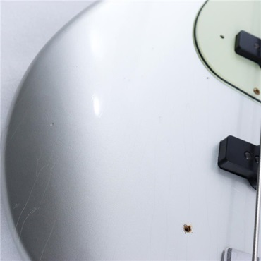 Fender Custom Shop 1965 Jazz Bass Journeyman Relic (Faded Inca Silver)【Fender ロゴ入りキャンピングチェアプレゼント】 画像3