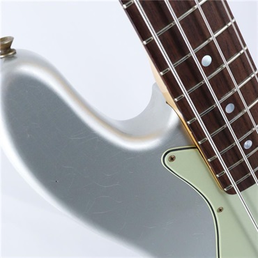 Fender Custom Shop 1965 Jazz Bass Journeyman Relic (Faded Inca Silver)【Fender ロゴ入りキャンピングチェアプレゼント】 画像4