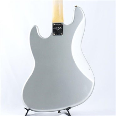 Fender Custom Shop 1965 Jazz Bass Journeyman Relic (Faded Inca Silver)【Fender ロゴ入りキャンピングチェアプレゼント】 画像6