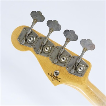 Fender Custom Shop 1965 Jazz Bass Journeyman Relic (Faded Inca Silver)【Fender ロゴ入りキャンピングチェアプレゼント】 画像9