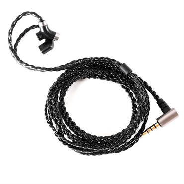 qdc DEBUT-CG Mic Cable Black (ブラック)(1.5m)(キューディーシー)(交換用IEMケーブル)(リケーブル)(マイク搭載)(エレクレット型)(イヤモニ)(ゲーミング)(配信)(ストリーミング)(QDC-CABLE-DEBUT-QDC2PIN-MIC-BK) 画像2