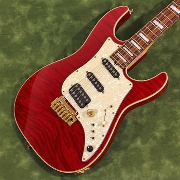 JAMES TYLER USED 中古 Studio Elite Deluxe Quilt Maple Top Trans Red with Multilayer Binding SN. 05108 画像2