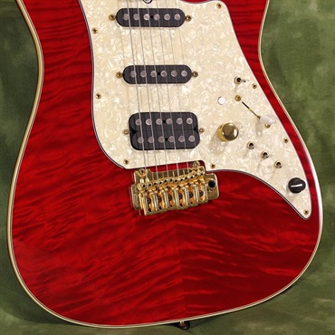 JAMES TYLER USED 中古 Studio Elite Deluxe Quilt Maple Top Trans Red with Multilayer Binding SN. 05108 画像6