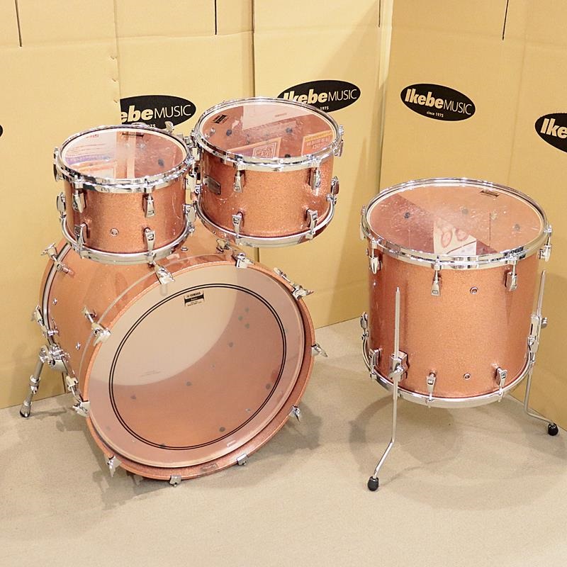 YAMAHA Absolute Hybrid Maple 4pcs Drum Set - ピンクシャンパン