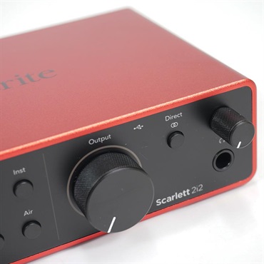 Focusrite USED 中古 Scarlett 2i2 Gen4 (2in2out・USB-C オーディオインターフェイス)(フォーカスライト)(スカーレット)(4th Gen)(管理番号：S2BF51Y49A3288) 画像2