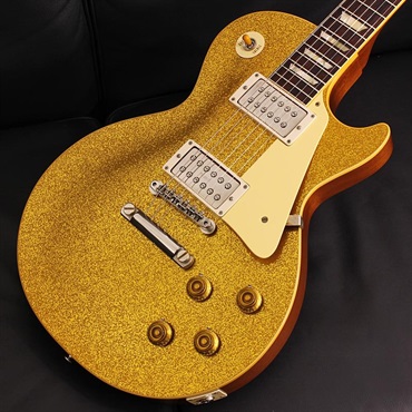 Gibson Limited Edition 1957 Les Paul Model Reissue with TV Jones Powertron VOS Gold Sparkle Top SN. 761042 画像2