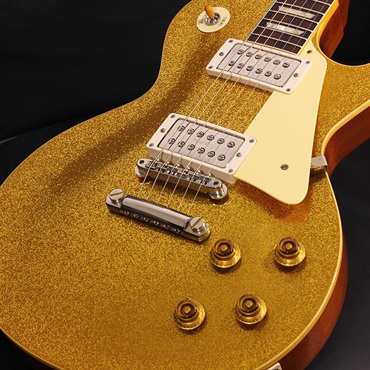 Gibson Limited Edition 1957 Les Paul Model Reissue with TV Jones Powertron VOS Gold Sparkle Top SN. 761042 画像4