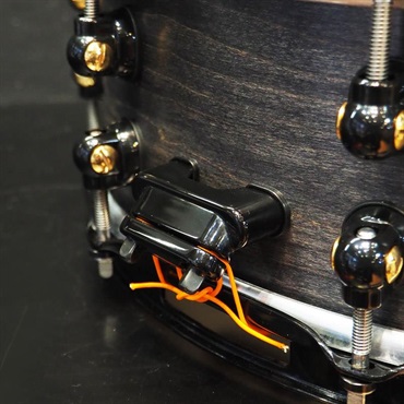 Pearl USED 中古 MCCM1450S/B #1009 Music City Custom -USA Solid Maple Shell Snare Drums 14×5 [Raven Rally] 画像6