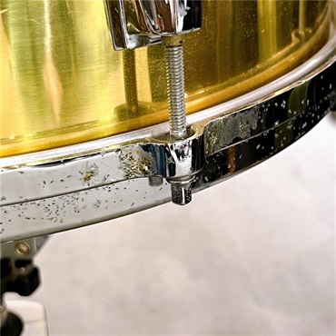 YAMAHA USED 中古品 SD416 [Seamless Brass Snare Drum / 14×6.5][Made in Japan] 画像5