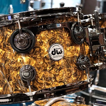 dw Collector's Maple/Mahogany 4pcs Kit - Gold Abalone w/Black Nickel Hardware 画像2
