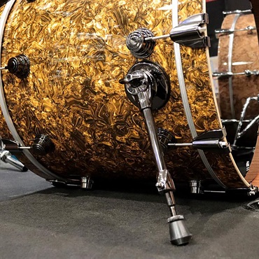 dw Collector's Maple/Mahogany 4pcs Kit - Gold Abalone w/Black Nickel Hardware 画像4