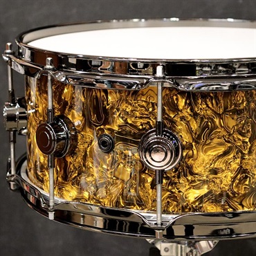 dw DCFMM0614SNX085 [Collector's Maple/Mahogany 14''×6'' - Gold Abalone w/Black Nickel Hardware] 画像3