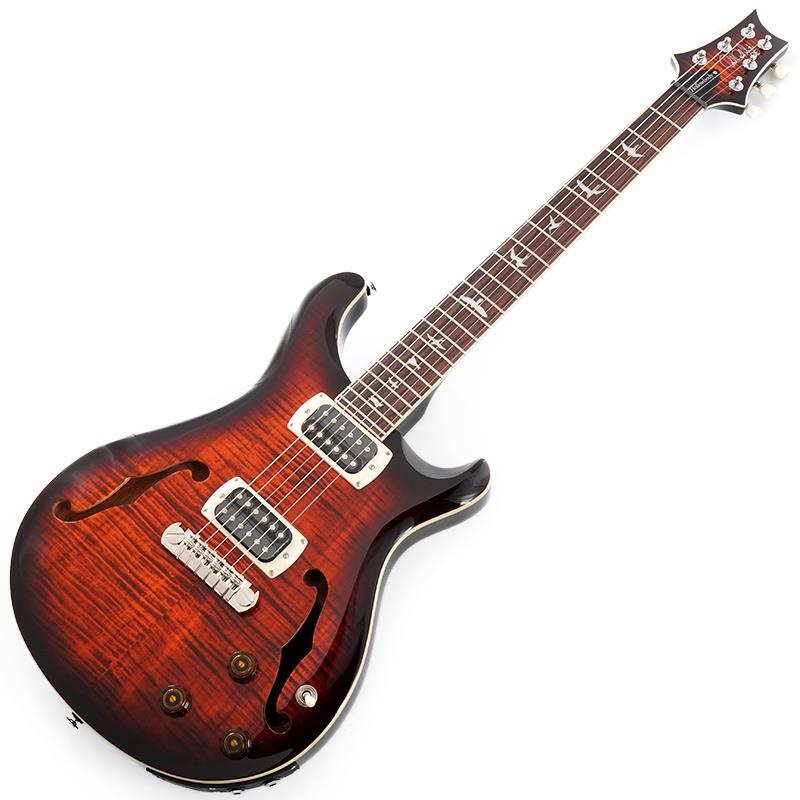 P.R.S. SE Hollowbody I Piezo (Orange Tiger Smokeburst) SN