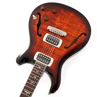 P.R.S. SE Hollowbody I Piezo (Orange Tiger Smokeburst) SN.CTII023974 【2026年生産品】 画像8