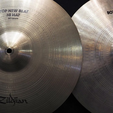 Zildjian USED 中古 80s A Zildjian New Beat HiHat 14 pair [Top:1024g/Bottom:1418g] 画像5