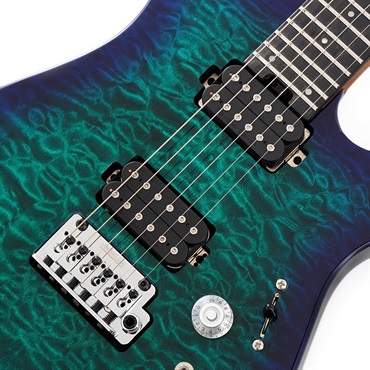 Charvel Pro-Mod Plus DK24 HH 2PT EB QM (Chlorine Burst/Ebony) 画像3