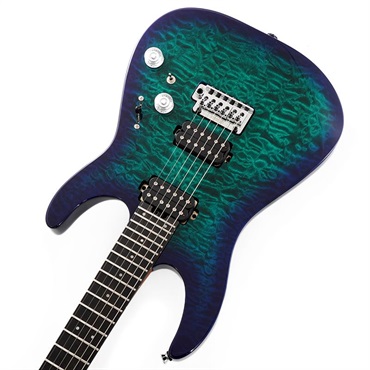 Charvel Pro-Mod Plus DK24 HH 2PT EB QM (Chlorine Burst/Ebony) 画像8