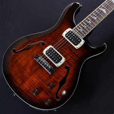 P.R.S. SE Hollowbody I Piezo (Orange Tiger Smokeburst) #CTI I024260【2026年生産品】 画像2