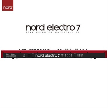 Nord（CLAVIA） Nord Electro 7 73 & 専用ソフトケース & レインカバーセット (ノードエレクトロ7) (73鍵盤) (73Key) (NordElectro7) SEMI WEIGHTED WATERFALL 73 (代引不可) 画像2