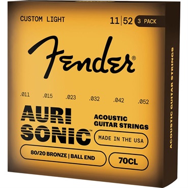 Fender USA 80/20 Bronze Acoustic Strings[#0730070311] 画像2