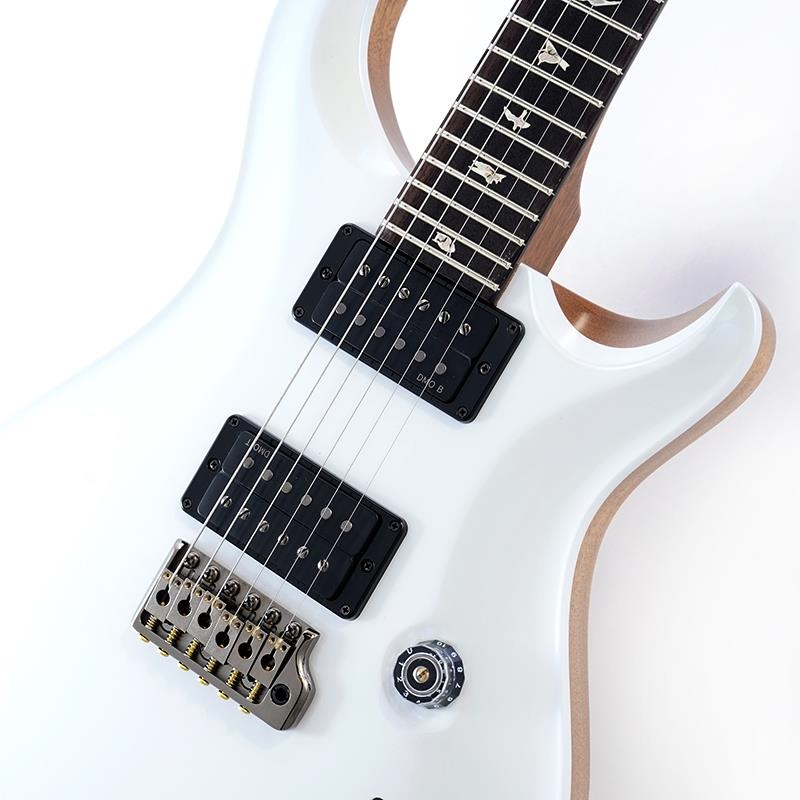 P.R.S. Custom 24 (Pearl White Top & Binding / Natural Back) SN