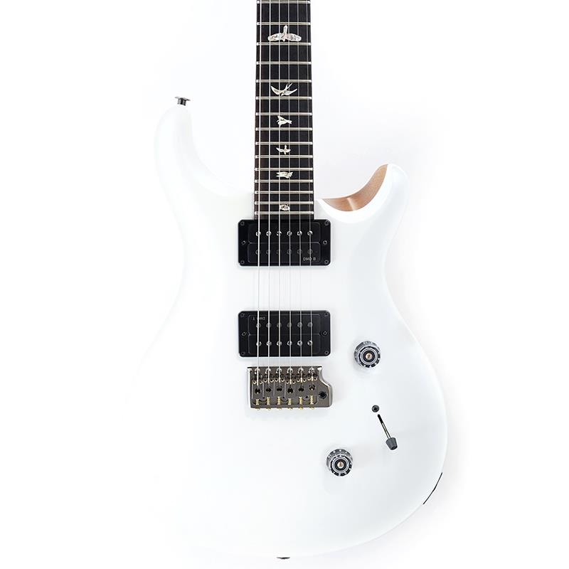 P.R.S. Custom 24 (Pearl White Top & Binding / Natural Back) SN