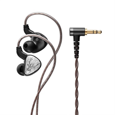 FiiO Snowsky FH3 LUMI (フィーオ)(有線イヤホン)(イヤモニ)(IEM)(ボーカル向き)(ハイブリッド型)(天然カシミヤ×ウッドファイバー複合振動板)(ハイレゾ)(インイヤーモニター)(FIO-SSFH3LUMI-B) 画像2