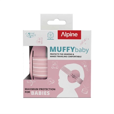 ALPINE HEARING PROTECTION MUFFY BABY CLASSIC BLUSH 【乳幼児用イヤーマフ】(アルパイン) 画像1