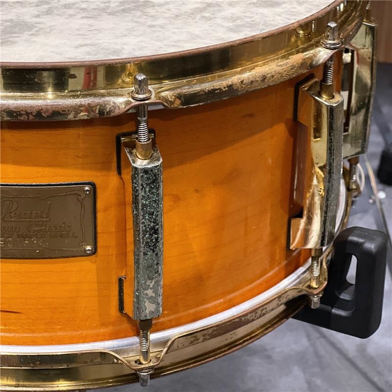 Pearl USED 中古品 Custom Classic One Piece Maple Snare Drum [14