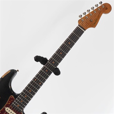 Fender Custom Shop USED 中古 2021 Limited Edition 1961 Stratocaster Heavy Relic Aged Black over 3-Tone Sunburst Roasted Maple Neck 2023 [SN. CZ566964] 画像4