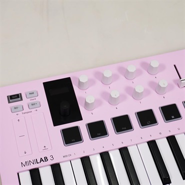 Arturia USED 中古 MiniLab3 ROSE QUARTZ (ミニラボ)(アートリア)(ローズクオーツ) 画像2