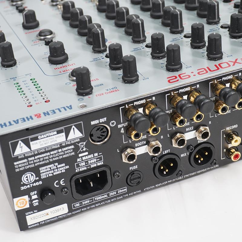 ALLEN&HEATH USED 中古 XONE:92 ｜イケベ楽器店オンラインストア