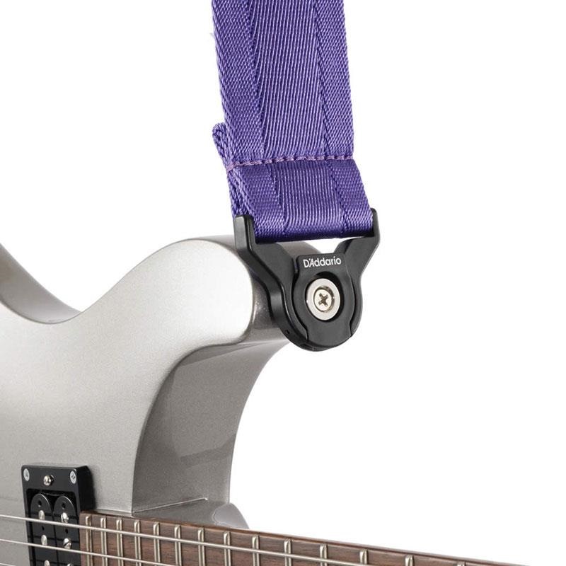 D'Addario Auto Lock Guitar Strap［50BAL18/Deep Violet］ ｜イケベ