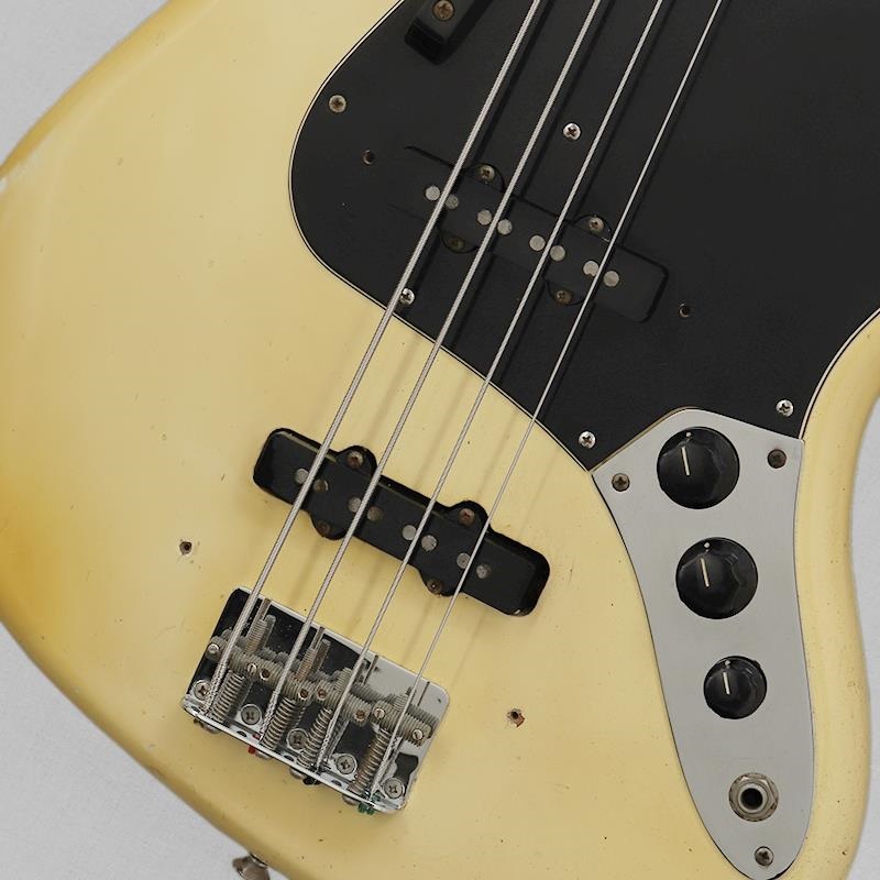 １４０８.Fender Jazz Bass アイボリー ベース Fender USA VINTAGE Jazz Bass '75 OlympicWhite/M ｜イケベ楽器店
