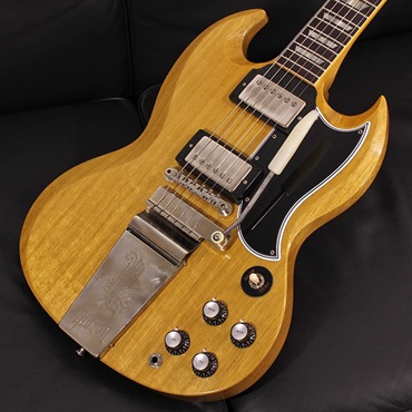 Gibson Limited Edition 1964 SG Standard Reissue Korina with Maestro Vibrola VOS Antique Natural SN. 602674 画像2
