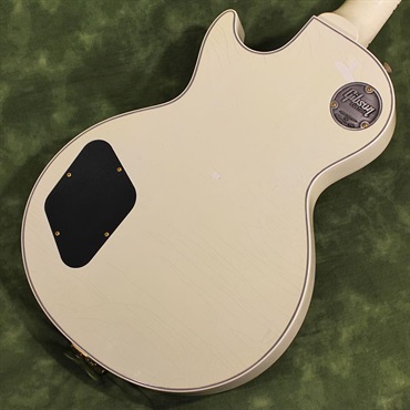 Gibson USED 中古 Murphy Lab 1957 Les Paul Custom Reissue 3-Pickup w/Bigsby Polaris White Ultra Light Aged SN. 7 4819 画像3